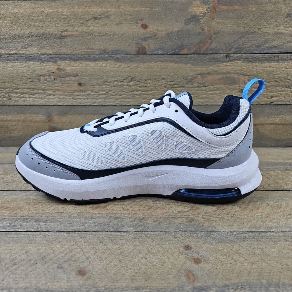 Nike Air Max AP Men's Shoes Sneakers White/ Wolf Grey- Obsidian - Picture 7 of 12